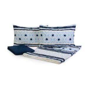 طقم مفرش سرير ماتاريش 4 قطع حجم ملكي - 193×203 سم