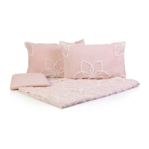 طقم مفرش سرير سيرنتو 4 قطع حجم ملكي - 193×203 سم