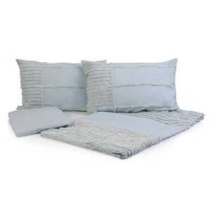 طقم مفرش سرير بوركوت 4 قطع حجم كينغ - 180×200 سم