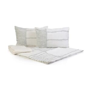 طقم مفرش سرير شودو 4 قطع حجم كوين - 150×200 سم