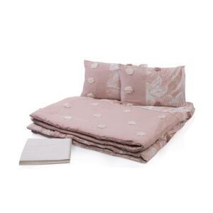 طقم مفرش سرير حجم ملكى 193×203 سم 4 قطع - فيكتور