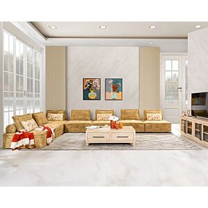 طقم كنبة زاوية 7 قطع ريندا