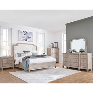 طقم غرفة نوم جورلينا حجم ملكى 193X203 سم