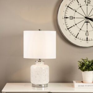 أبجورة طاولة رومارش - ابيض