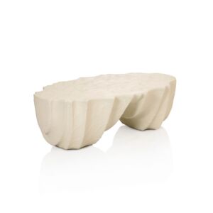 طاولة قهوة اديشن - ابيض