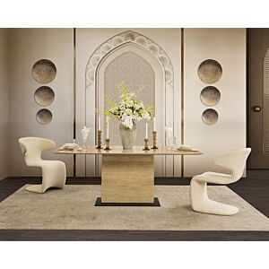 طاولة طعام ل 6 اشخاص بيلي - بيج