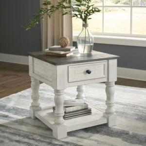 طاولة جانبية هافالانس - أبيض