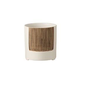 حوض نبات حجم كبير كيترو - ابيض