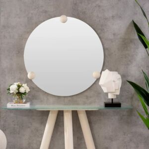 مرآه حائط داجنون 100 سم - ابيض