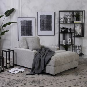 كنبة استرخاء فينتورو - رمادي فاتح