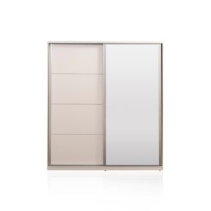 خزانة ملابس بابين منزلق لوثار - بيج