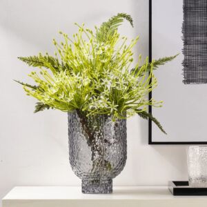 فازة حجم كبير زان - رمادي