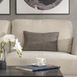 وسادة ديكور مستطيلة لونجف - أسود