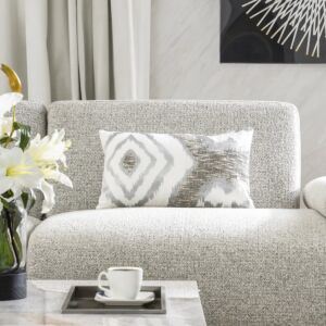 وسادة ديكور مستطيلة زوفورا - كريمي