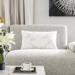 وسادة ديكور مستطيلة مودال - كريمي