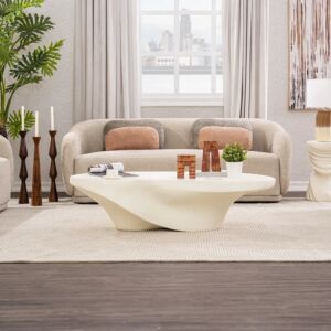 طاولة قهوة سيفورا - كريمي