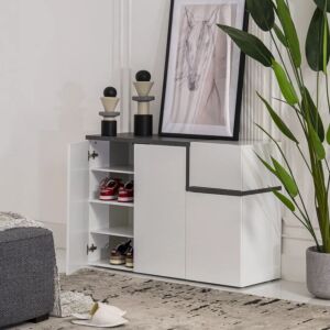 خزانة أحذية تابرو - ابيض