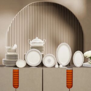 طقم عشاء فالك - 55 قطعة