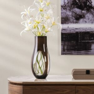 فازة فيستيل حجم كبير - بني