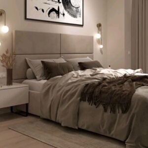 سرير سكايا - بيج - 200x160 سم