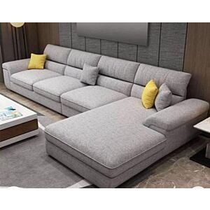 كنب زاوية حرف L ديانا - رمادي