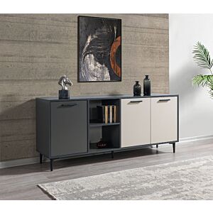 طاولة بوفيه لينتون إلم كوڤ - رمادي