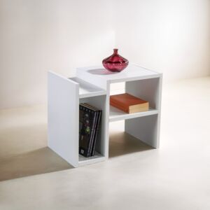 طاولة جانبية بيلون إلم كوف - ابيض