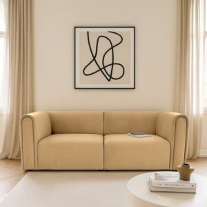 كنبة جيان - 3 مقاعد - بيج