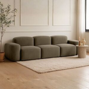 كنبة 3 مقاعد ماردين - 3 قطع - اخضر غامق