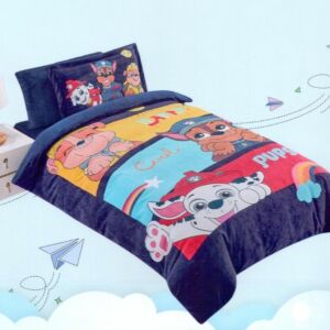 لحاف كوين مخمل للاطفال بوبي