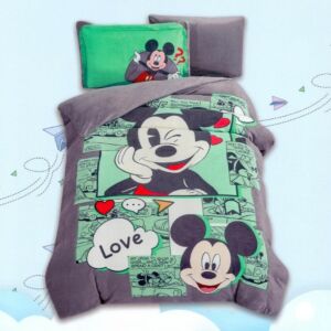 لحاف كوين مخمل للاطفال ميكي ماوس
