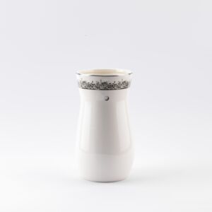 مزهرية ورد متوسطة من أثير - أبيض وفضي