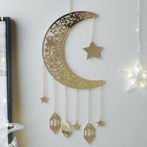 تعليقة اكريليك - ذهبي