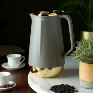 ترمس قهوة أو شاي أوليفيا - رمادي غامق