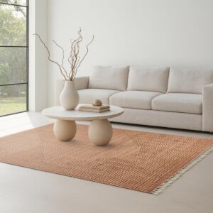 سجادة مودرن لوفير 150×230 سم - برتقالي