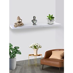 رف جداري ماثيو طول 120 سم لون أبيض