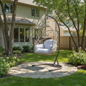 أرجوحة حديقة جاردينيا - مقعد واحد - بيج