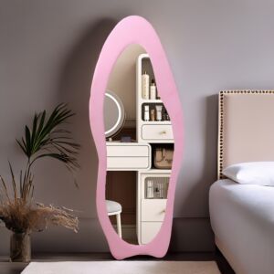 مرآة حائط شازا - وردي