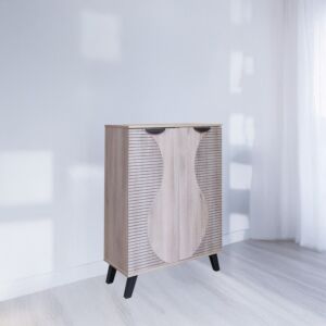 خزانة احذية بابين - خشبي