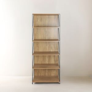 وحدة رفوف لوكس خشب ماليزي 6 ادوار  متعددة الإستخدام خشبي 