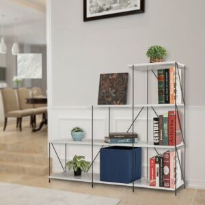 رفوف تنظيم مودرن - ابيض