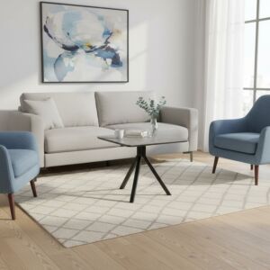 طاولة قهوة بورسلان موديرا - رمادي