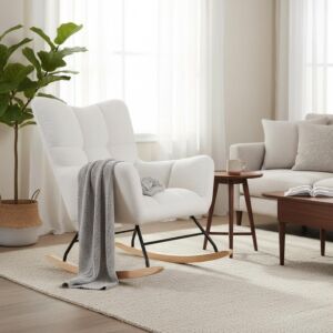 كرسي هزاز سيرايا - ابيض