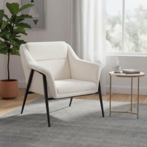 كرسي مفرد ليفو - ابيض