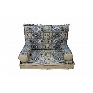 جلسة عربية موروكو بمقعد - بيج