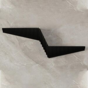 رف ثلاثي الأبعاد ميرو - اسود