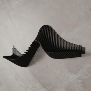 رف ثلاثي الأبعاد نيرا - اسود