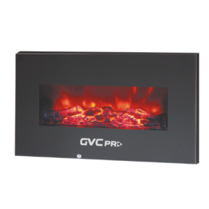 مدفأة ديكور دفاية كهربائية جي في سي برو اصليه شاشة و ريموت