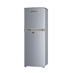 ثلاجة و فريزر علوي جي في سي برو - 181لتر- فضي