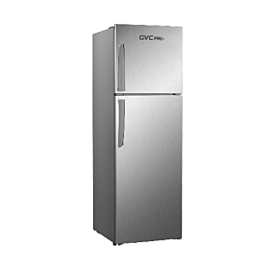 ثلاجة وفريزر علوي جي في سي برو 289لتر- فضي